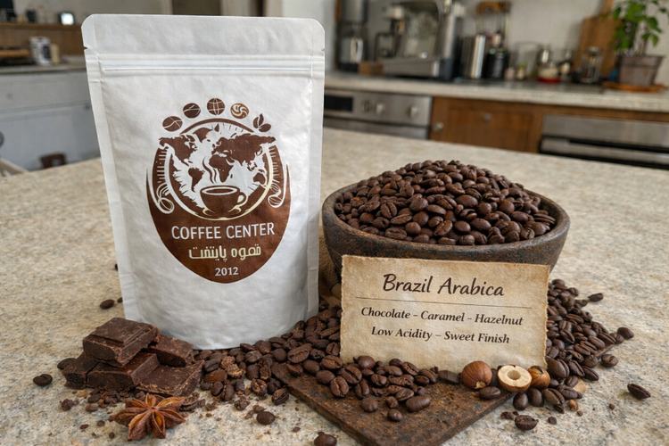 قهوه با تلخی کم=alt