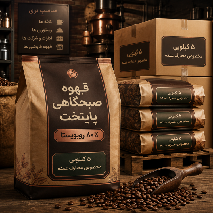 خرید قهوه ۸۰ درصد روبوستا عمده=Alt