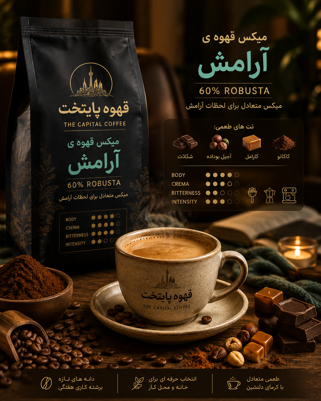 خرید قهوه ۶۰ درصد روبوستا =Alt
