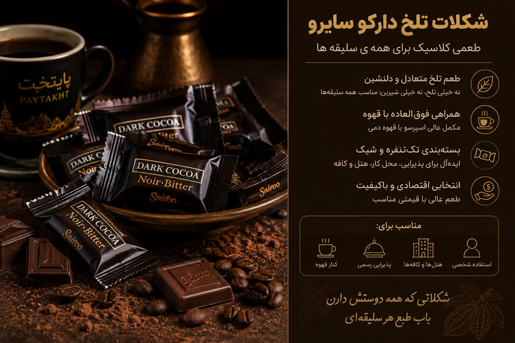 خرید شکلات تلخ=Alt