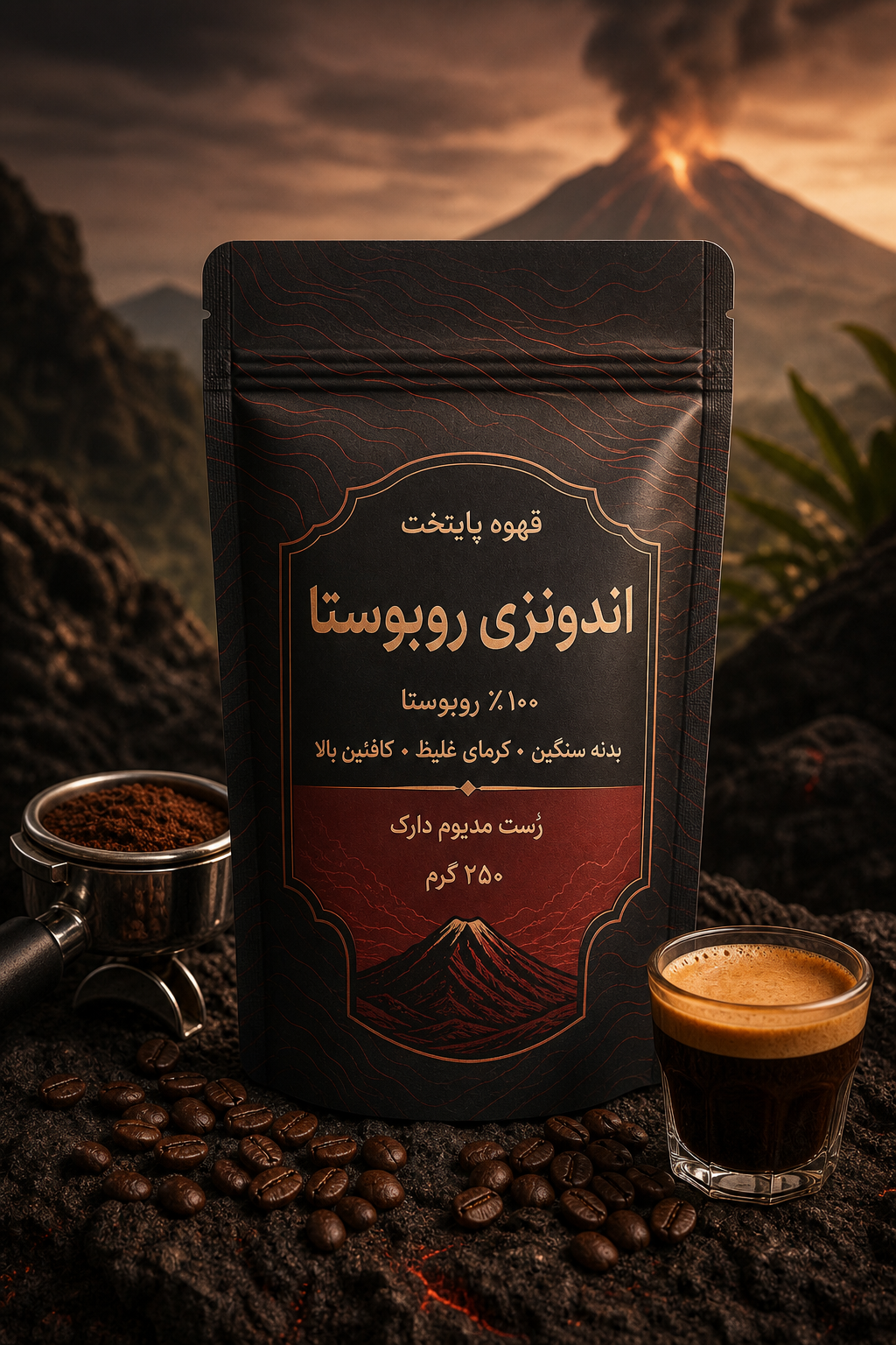 خرید قهوه اندونزی روبوستا =Alt